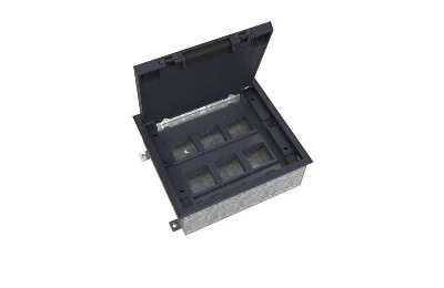Люк MultiDesk MDK10 на 12мод. IP40 с монтажной коробкой для бетонных полов SE MDK10212