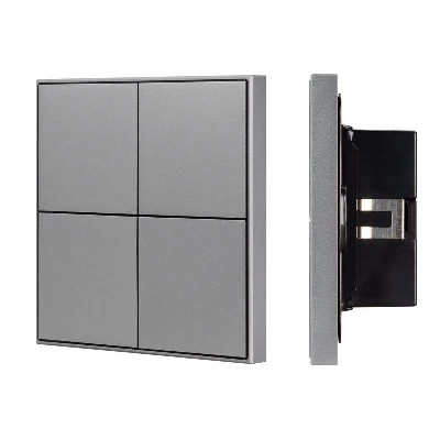 Панель кнопочная KNX-304-23-IN Grey (BUS Frame) (IP20 металл) INTELLIGENT ARLIGHT 038402
