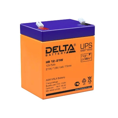 Аккумулятор UPS 12В 5А.ч HR 12-21 W Delta 4614010630002