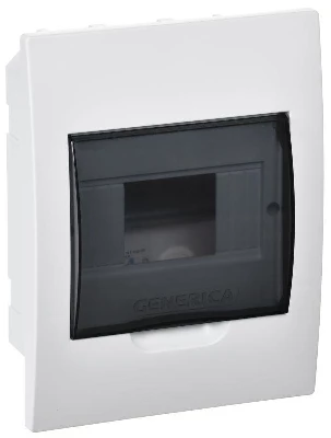 Бокс ЩРВ-П-6 мод. встраив. пластик IP41 GENERICA MKP12-V-06-41-G