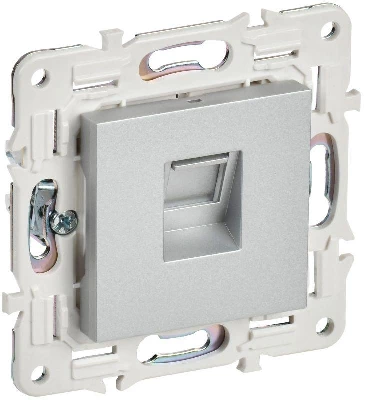 Розетка компьютерная RJ45 кат.5E SKANDY SK-K01S серебр. IEK SK-K10-1-K23