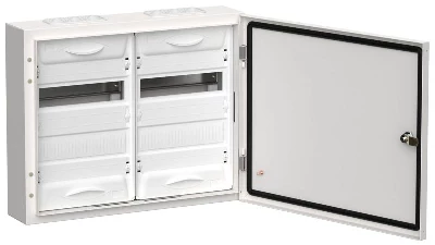 Корпус ЩРн-48 (2х24) TITAN 5 460х570х140 IP54 одна дверь метал. бел. IEK TI5-50-N-2X024-54