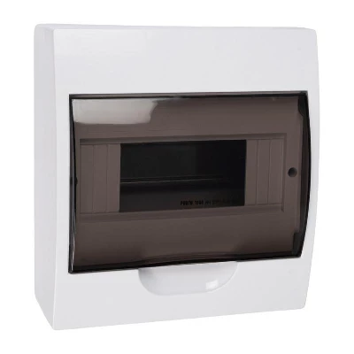 Бокс модульный накладной PDB/W 1008 WH (ЩРН-П- 8) IP41 пластик. JazzWay 5071667