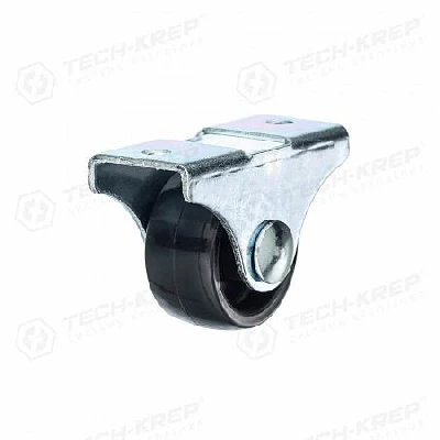 Ролик выкатной неповоротный К.3 d25 пластик черн. (уп.1шт) Tech-Krep/Zitar 151190