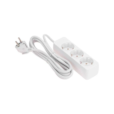 Удлинитель 3х3м с заземл. 3х0.75 бел. PROCONNECT 13-4209