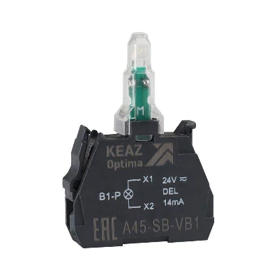 Блок световой OptiSignal D22 A45-SB-VB5 желт. 24 В AC/DC с защитой от наводок ZBVB5 КЭАЗ 362247