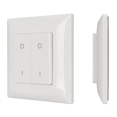 Панель SMART-P47-DIM-P-SUF 3В 2 зоны Knob 2.4G пластик Arlight 028301