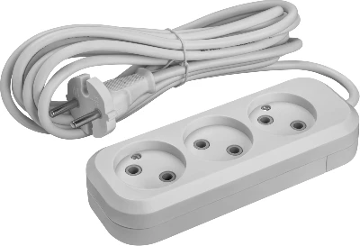 Удлинитель 3х7м без заземл. 10А IP20 90510 OPE-S-03-700-X-2х1 ОНЛАЙТ 90510