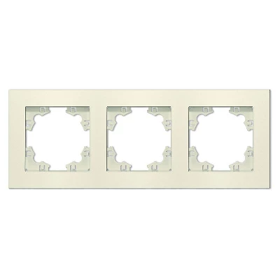 Рамка 3-м Афина универс. сл. кость (ivory) Universal A0045-I