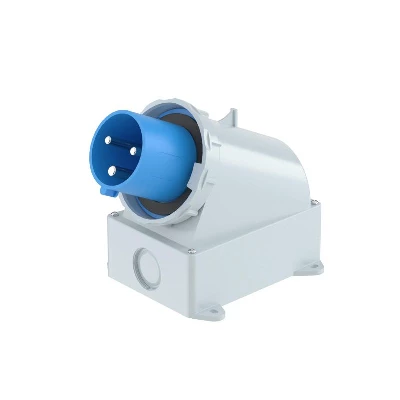 Вилка настенная 63А 2P+E 250В IP67 DKC DIS245M6393
