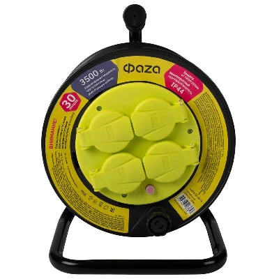 Удлинитель на катушке 4х30м с заземл. IP44 CRW-04-3000 ФАZА 5063853