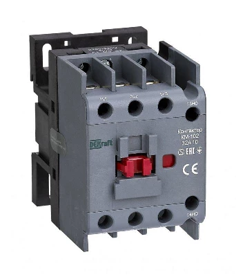 Контактор 32А 24В AC АС3 АС4 1НО+1НЗ КМ-102 DEKraft 21924DEK