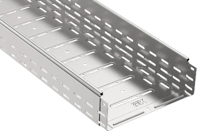Лоток листовой перфорир. 400х100 L3000 сталь 1.2мм IEK CLP10-100-400-3
