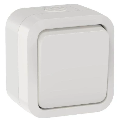 Переключатель 1-кл. ОП TORS 10А IP55 TS301 бел. IEK TS-V10-0-10-55-K01