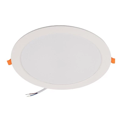 Светильник светодиодный PLED DL7 WH Downlight 24Вт 4000К IP54 220х26мм ДВО встраив. JazzWay 5042568