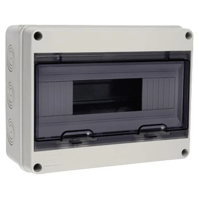 Бокс модульный накладной PDB/W 4012 GR (ЩРН-ПГ-12) IP65 пластик. JazzWay 5072084