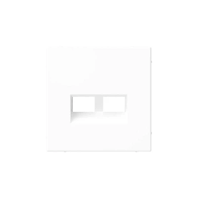 Накладка двойная ArtGallery для информационных функций типа Keystone бел. SE GAL000190