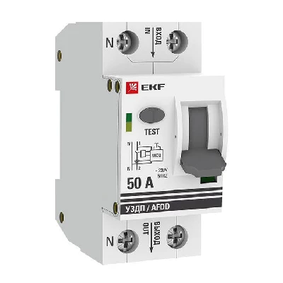 Устройство защиты от дугового пробоя (УЗДП) 1P+N 50А PROxima EKF afdd-2-50-pro