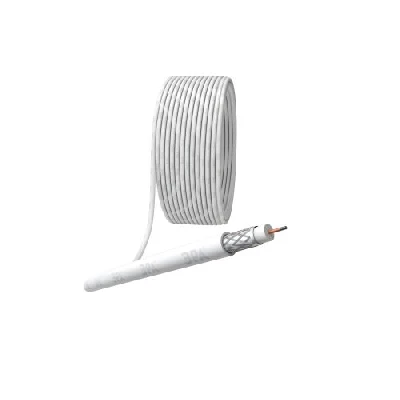 Кабель коаксиальный RG-6U CCS/оплетка Al 64% PVC 75Ом бел. (м) RL-64-PVC100 Simple Эра Б0044597