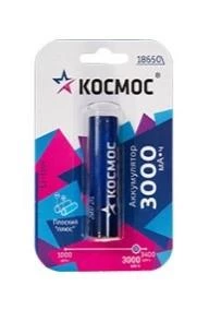 Аккумулятор Li-ion 18650 3000мА.ч без защиты с плоским контактом KOC18650Li30FLBL1