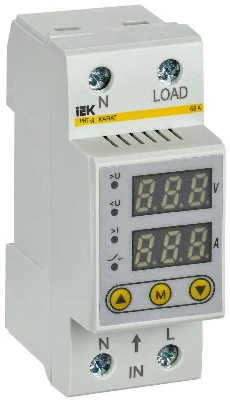 Реле напряжения и тока РНТ-д 1ф 36мм 63А KARAT IEK IVC21-1-63