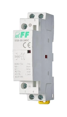 Контактор модульный ST25-20-24 DC 2НО 2.2Вт 2мод. монтаж на DIN-рейку F&F EA13.001.022