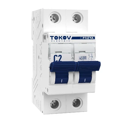 Выключатель автоматический модульный 2п C 2А 4.5кА PRIZMA TOKOV ELECTRIC TKE-PZ45-MCBI-2-2-C
